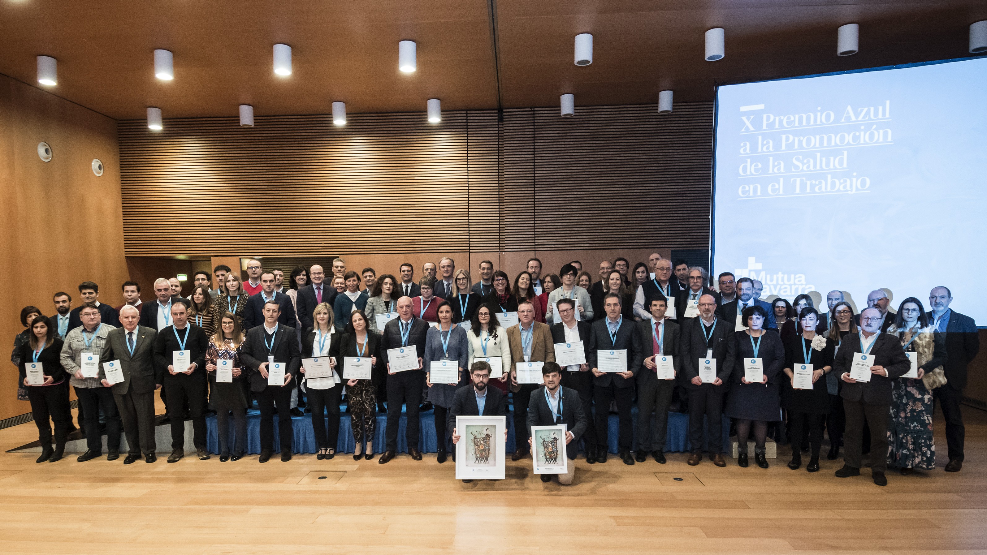 Mutua Navarra. Premio Azul, X Aniversario. Sala Luneta, Baluarte.