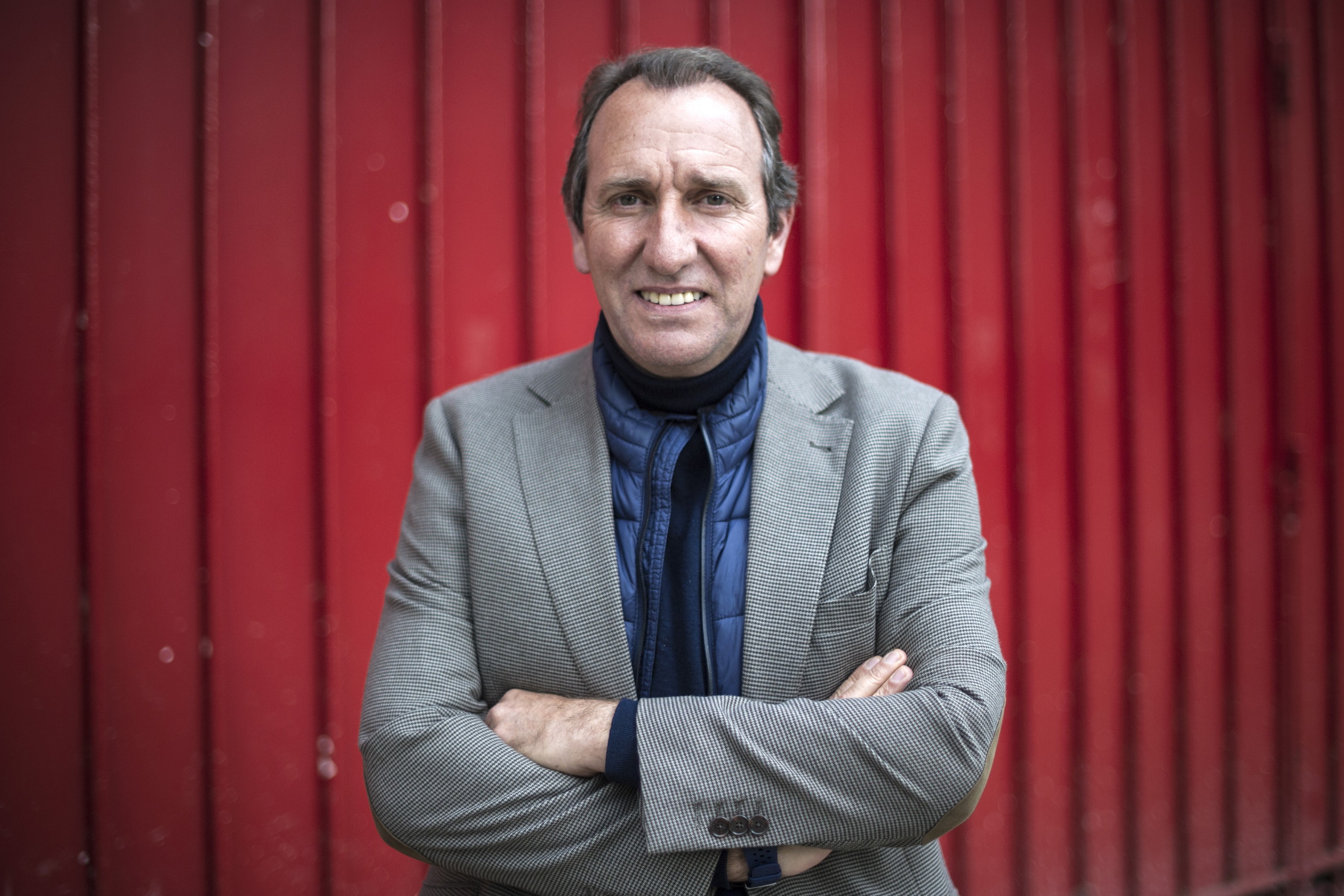 Pablo Saugar en la plaza de toros de Pamplona tras su cogida