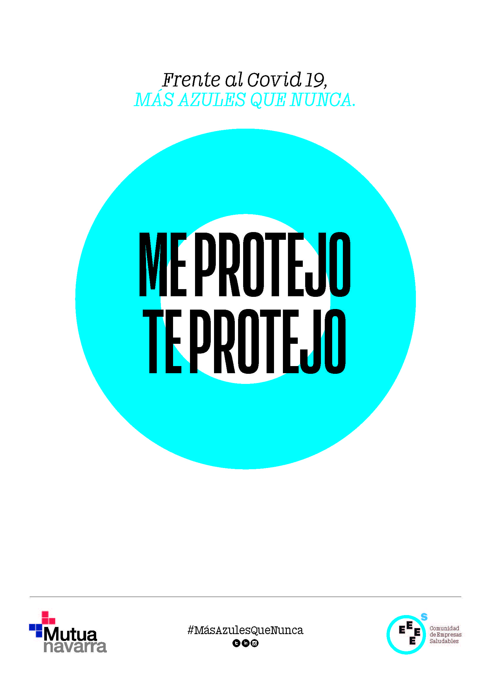 CARTEL ME PROTEJO, TE PROTEJO