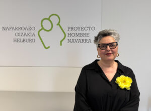 Pepa Palacios, responsable del programa Proyectos Colaborativos e Incidencia Social de Proyecto Hombre Navarra.