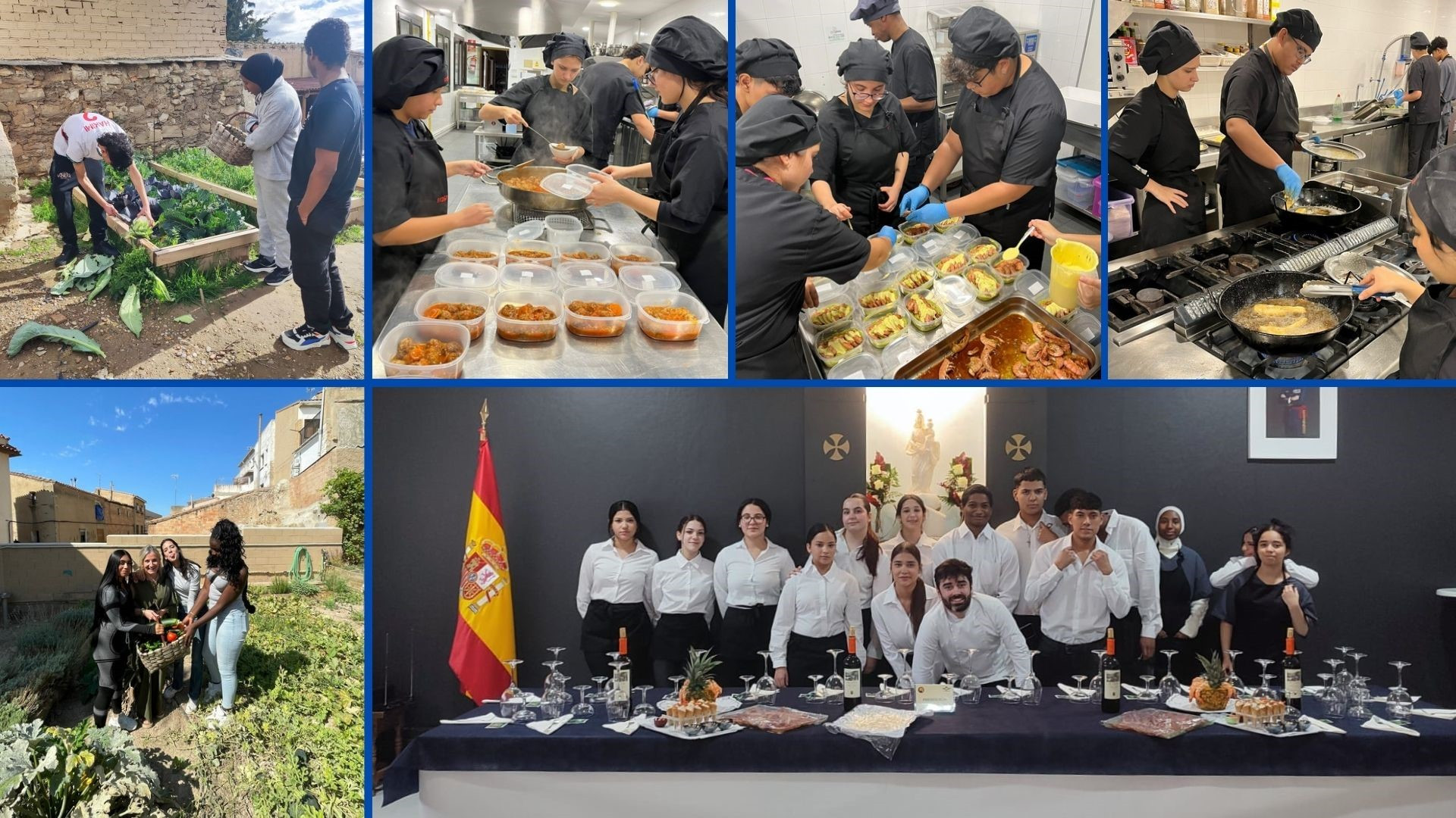 Así son los talleres de cocina de la Fundación El Castillo