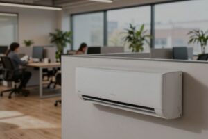 Oficina con aire acondicionado