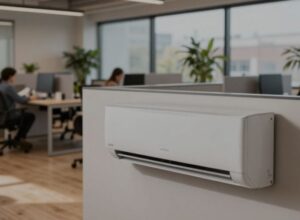 Oficina con aire acondicionado
