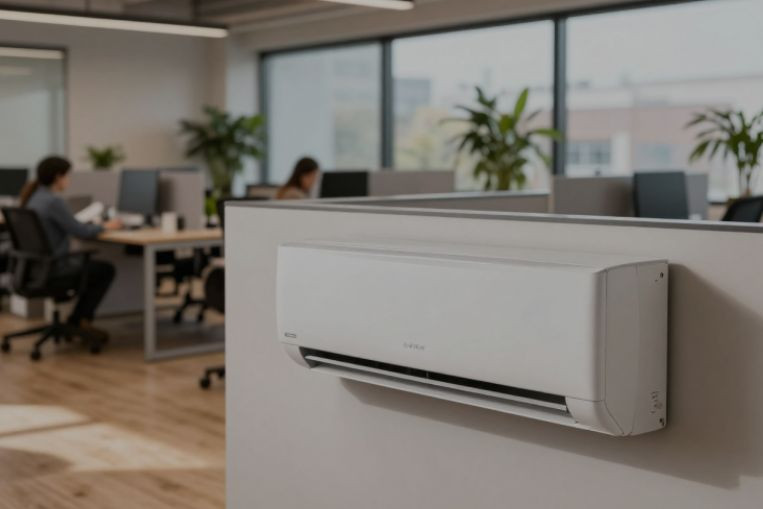 Oficina con aire acondicionado