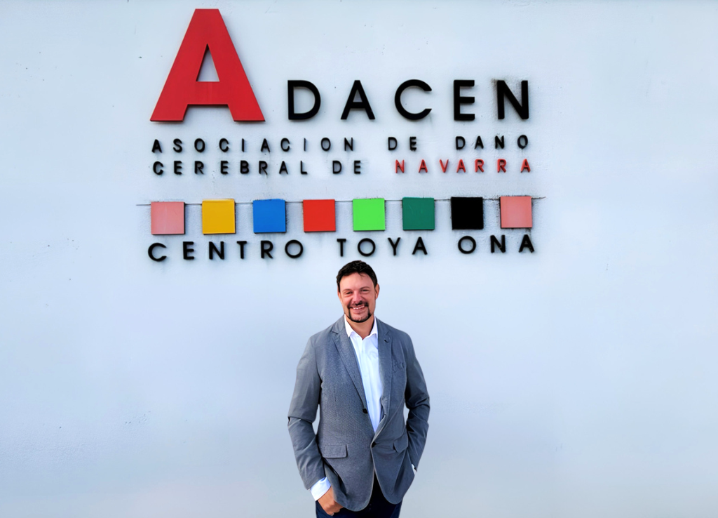 Andrés Ilundáin, gerente de la Asociación de Daño Cerebral de Navarra